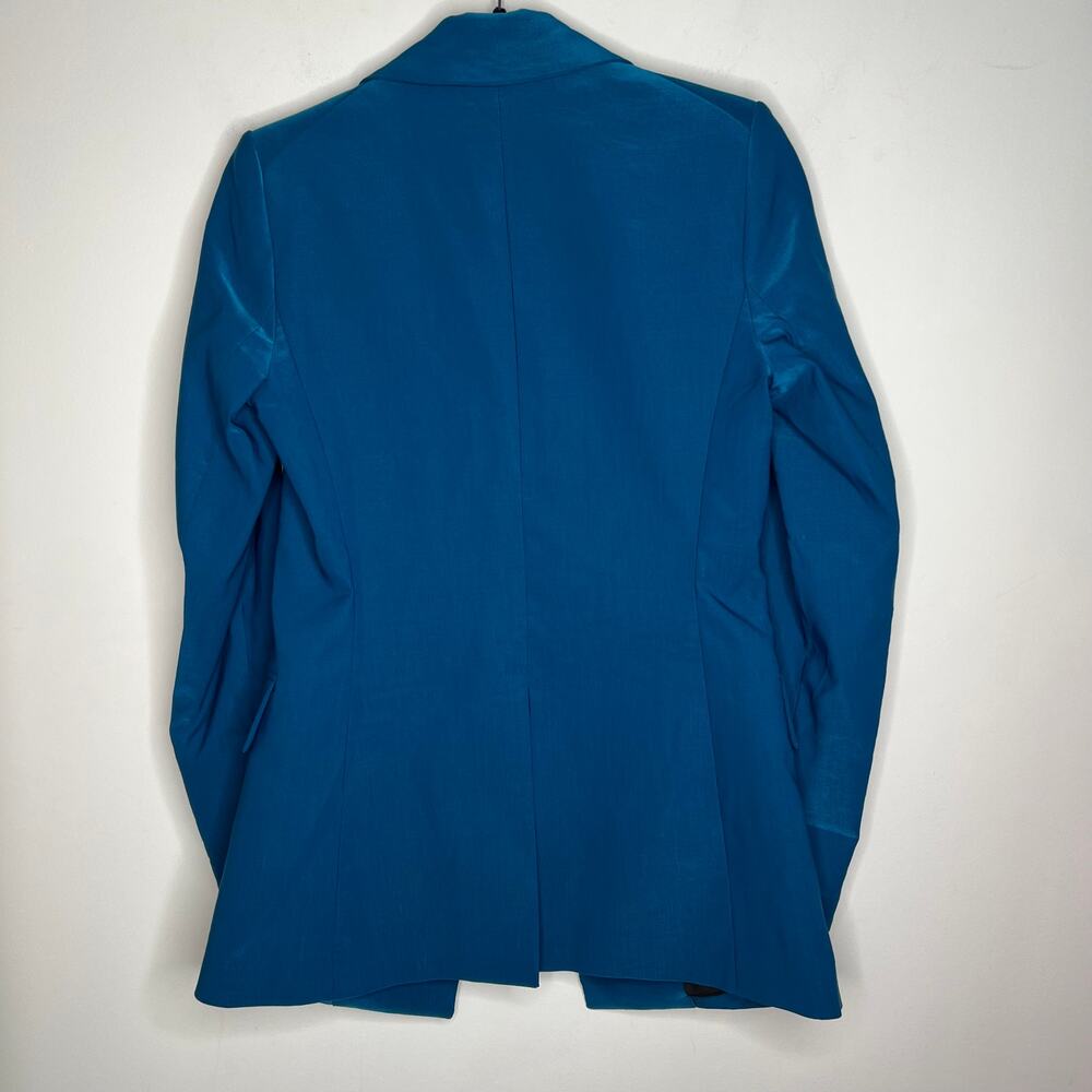 Veronica Beard Long and Lean Blue Hourglass Blazer Jacket Size 2 - Picture 5 of 11